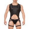 Barcode Berlin Bustier Porte-Jarretelles Milos Noir